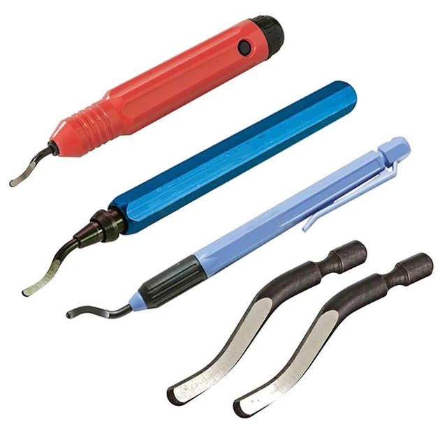 DEBURRING TOOL Aluminium Metal Plastic Pipe Spare Blade Deburrer Burr Remover
