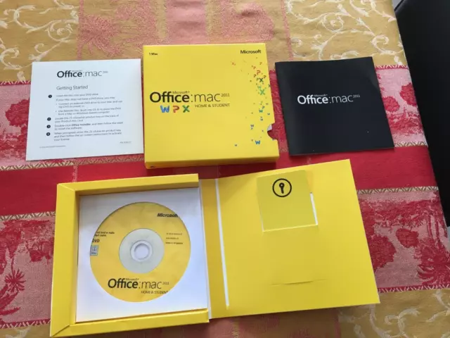 Microsoft Office : MAC 2011 with Activation key - Home & Student 1 Mac