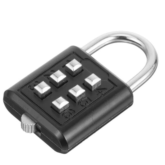 Zinc Alloy Combination Lock Padlock 6 Digit Outdoors Padlock Anti