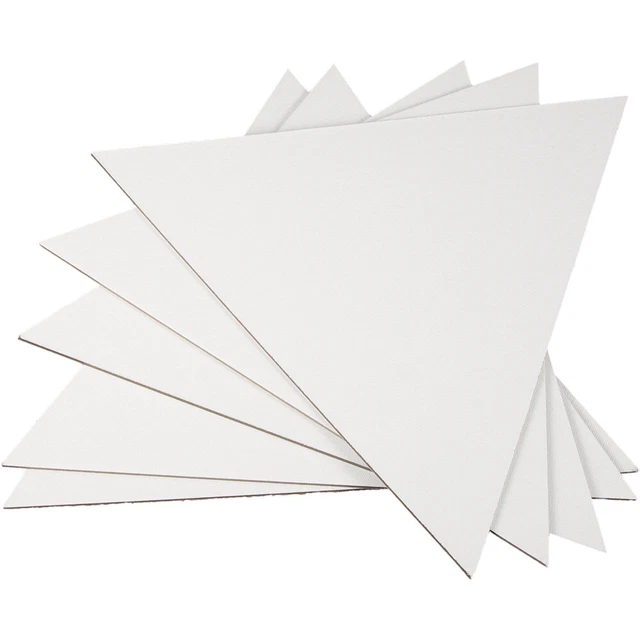 5pcs Blank Drawing Panneau Canvas Paindre d'huile Panneau vide pour enfants
