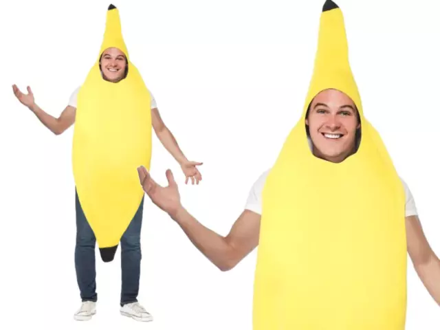 Banane Erwachsene Comedy Kostüm Junggesellenabschied Unisex Kostüm Einheitsgröße