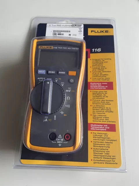 Fluke 116 True RMS Multimeter NEU OVP