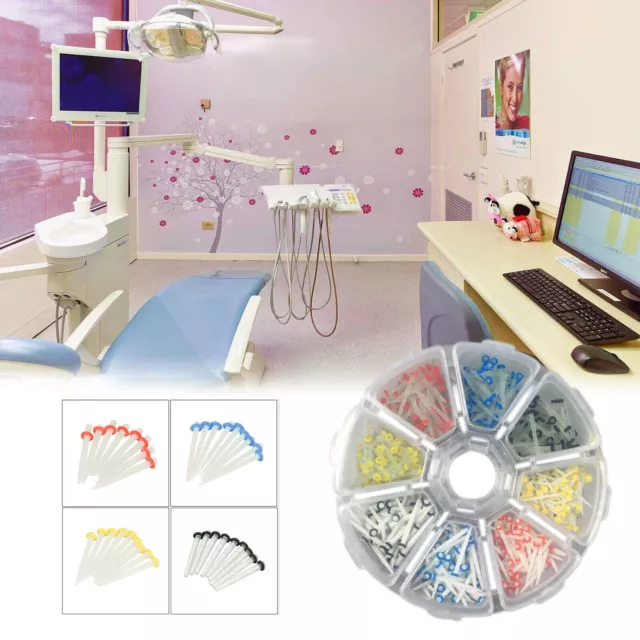 Dental Fiber Post 1.0 1.2 1.4 1.6mm Posts Glass Quartz Teeth Restorative 200PCS