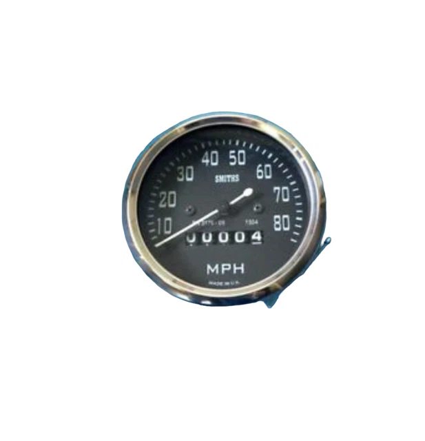 Cruscotto Contachilometri  Repplica Smith Nero 80 Mph Miglia Speedometer Nuovo