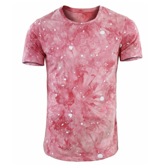 T-Shirt Uomo Maglia Maniche Corte Vintage Cotone con Stampa Maglietta Slim 6383