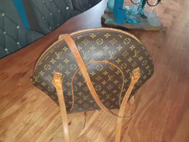 Seltenes Sammlerstück Louis Vuitton Ellipse  GM Braun Leder/Canvas