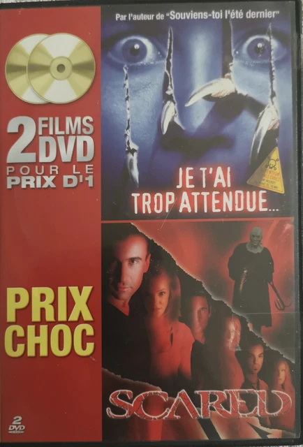 DVD 2 Films d'Horreur Je t'ai trop Attendue + SCARED