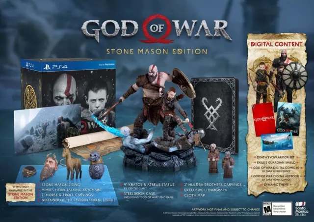 God of War Stone Mason Edition PS4 - NEU