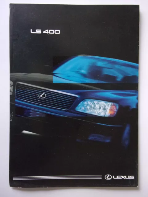 LEXUS LS400 orig 1997 UK Mkt Sales Brochure
