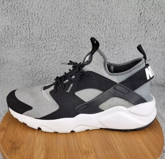 Nike Mens Air Huarache Run Ultra 819685-010 Gray Running Shoes Sneakers Size 13