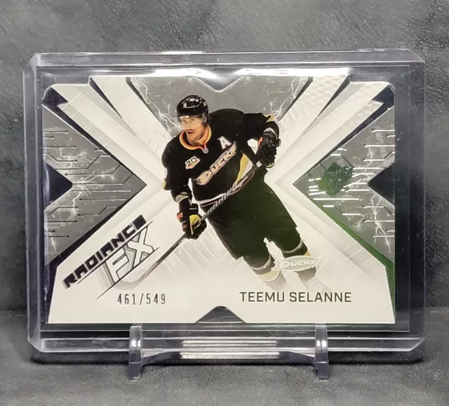 Teemu Selanne 2022-23 SPX Radiance FX /549 Anaheim Ducks