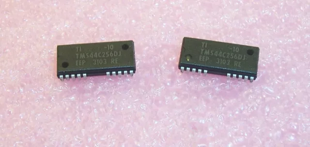 QTY (10) MT4C16256Z-7 MICRON 40 PIN ZIP 256Kx16 FAST PAGE MODE 