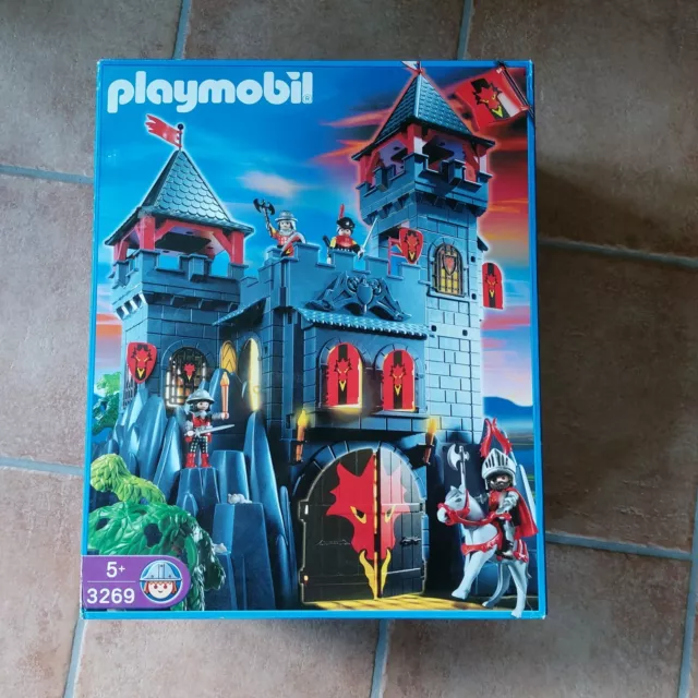 Playmobil 3269 Drachenritterburg mit viel Zubehör