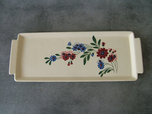 Digoin sarreguemines- Plat à cake  - Modèle aigueperse ,  -  39,5 X 15 cm -