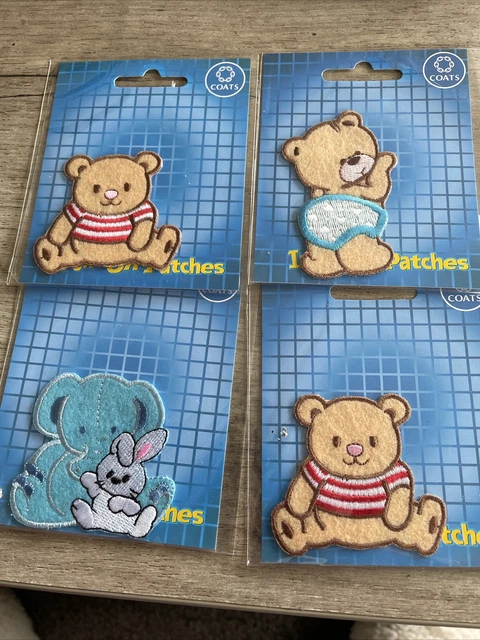 4 Packs Iron On Patches