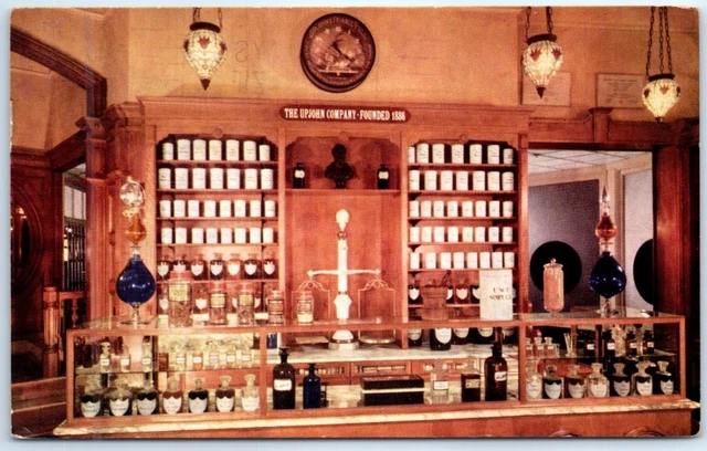 Postcard - Upjohn Pharmacy in Disneyland, USA