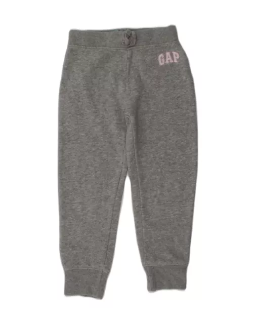 GAP Girls Tracksuit Trousers Joggers 3-4 Years Grey AO67