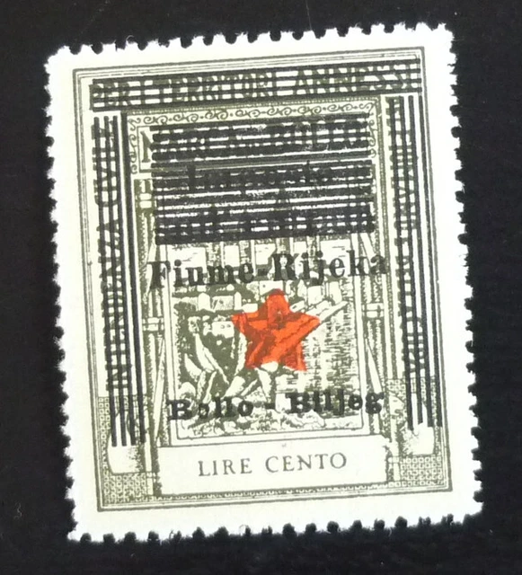 Fiume c1945 - Italy Croatia - Ovp. Revenue Stamp F5