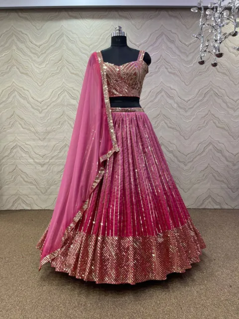 New Designer Lehenga Choli Indian Party Wear Bollywood Pakistani Wedding Lengha