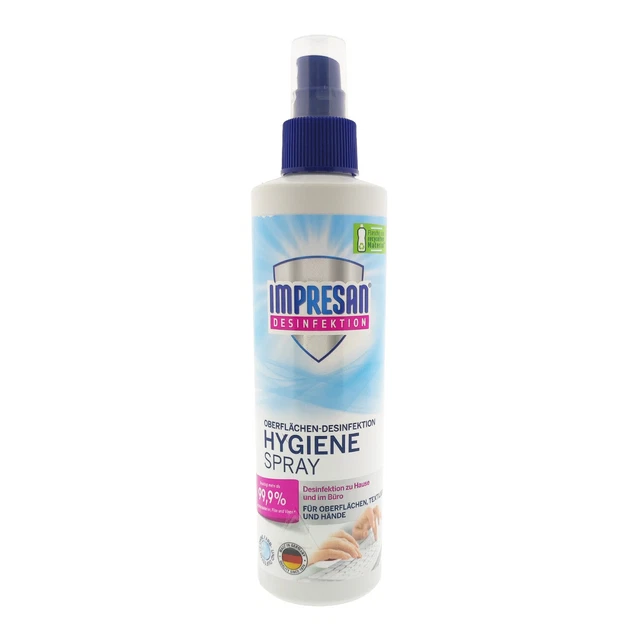 1er Pack Impresan Hygiene Pumpspray 250ml Desinfektionsspray Bakterien Viren