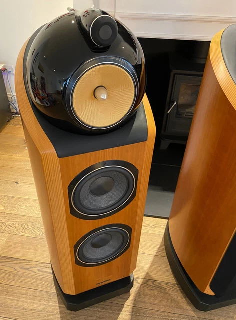B&W BOWERS AND Wilkins 802 Diamond D2 Speakers - Cherry wood £5,500.00 ...
