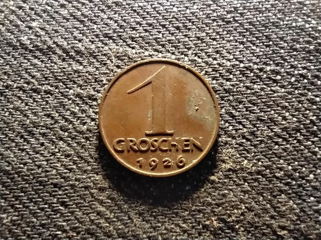 Austria 1 Groschen Coin 1926