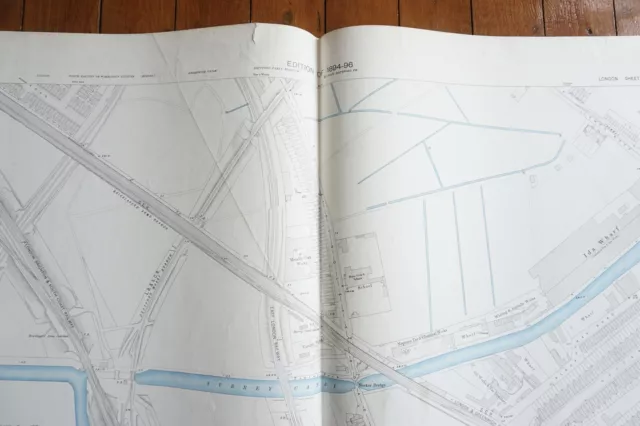 1894 Ida Wharf London & Greenwich Railway LBSCR East London Railway OS Map 3