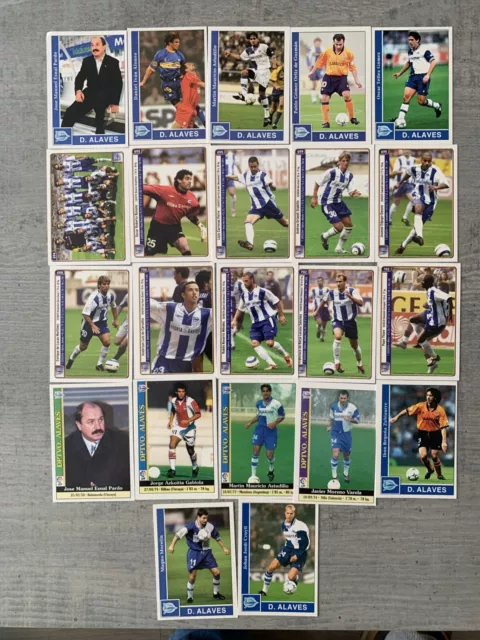 Cromos De Futbol Antiguos  Del Deportivo Alaves