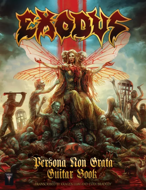 Exodus "Persona Non Grata Guitar Book" Official Tab Book Slayer Metallica New! 2