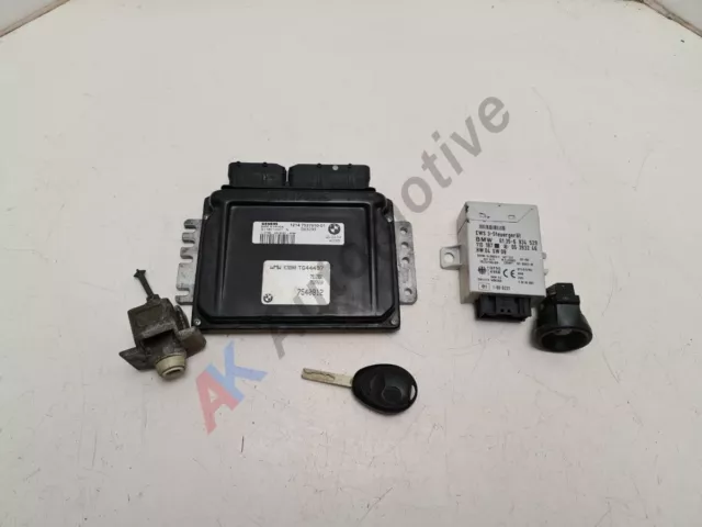 Bmw Mini R50 R52 1.6 W10 Ecu Kit / Lockset & Key 7527610