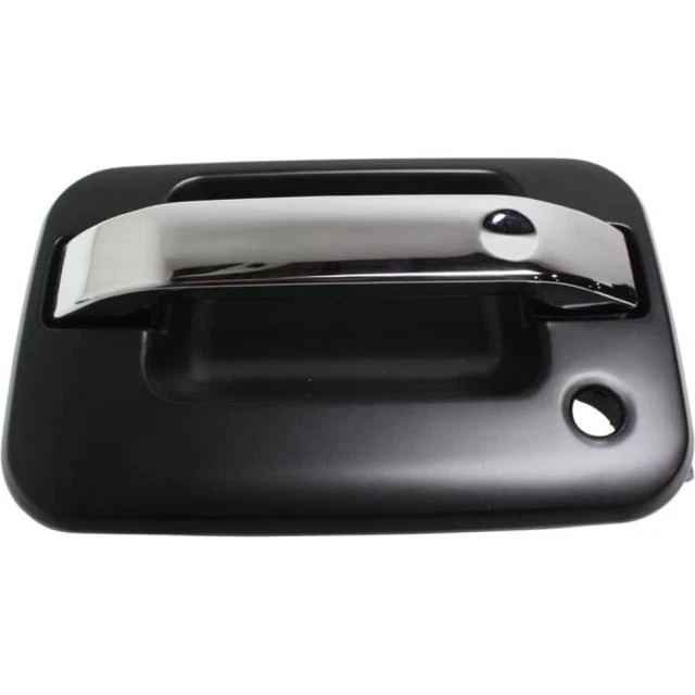 For Ford F-150 Door Handle Front, LH Side Smooth Black Housing (2004-2014)