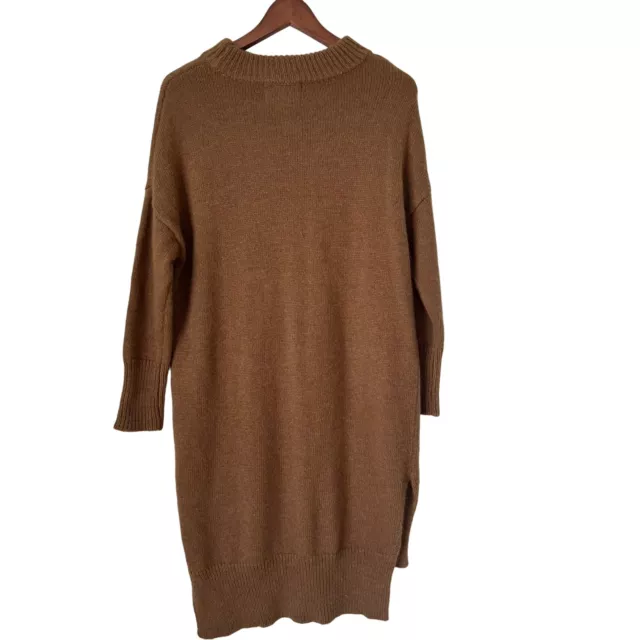 JOA Knit Dress Womens Extra Small Sweater Dress Oversized Long Sleeve 2