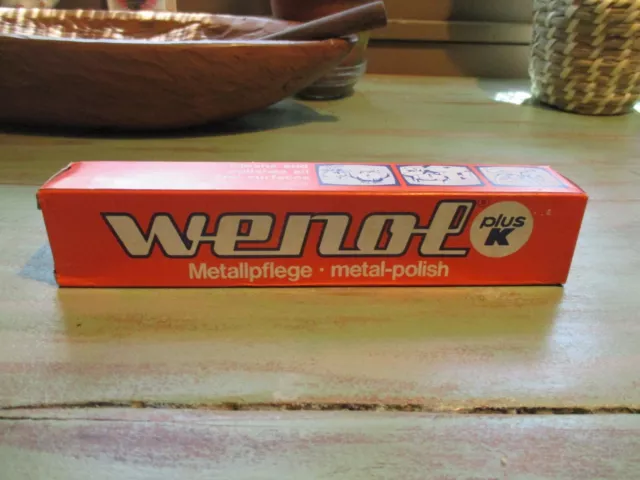 German Wenol Metal Cleaner Polish 100g Protection NIB