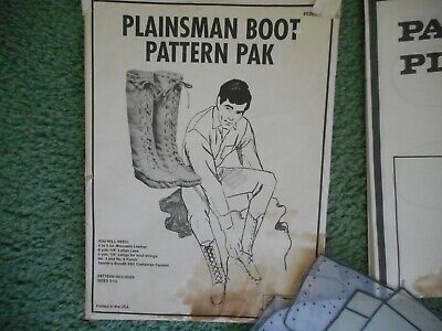 Paquete de patrón de botas de cuero tandi Plainsman #62690-00 sin cortar