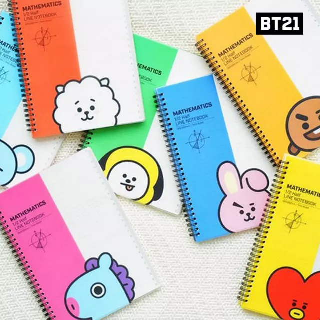 BTS BT21 Official Authentic Goods Mathmatics Note 7Characters By Kumhong Fancy