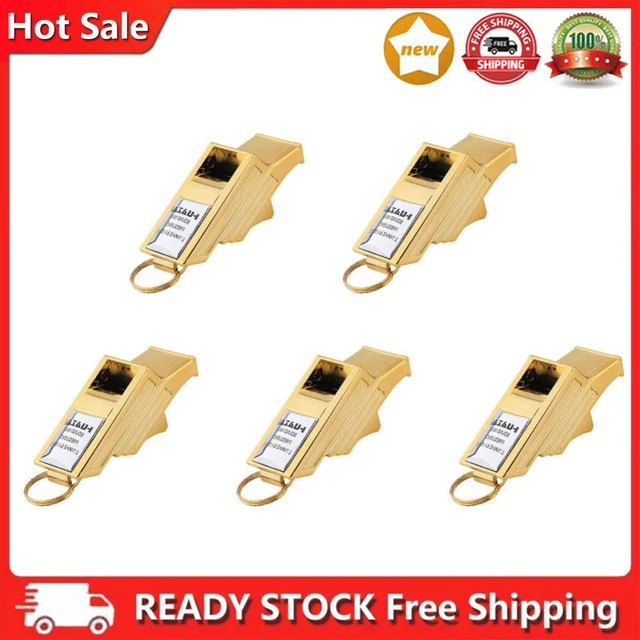 Extra Loud Sports Whistles Loud Crisp Sound Whistles (Gold Silver)