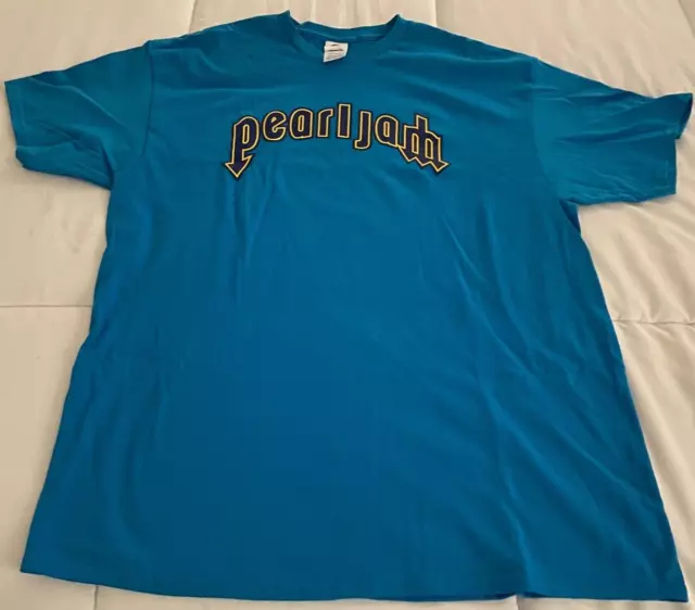 Pearl Jam T Shirt Seattle Mariners 2022 (T Shirt Night )  Men's Size XL-Blue-New