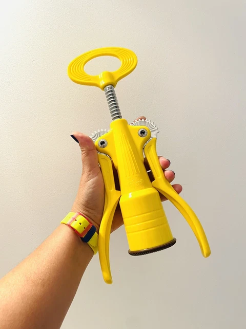 🔵 Campagnolo BIG cavatappi vintage mod POP - Fuori Produzione YELLOW