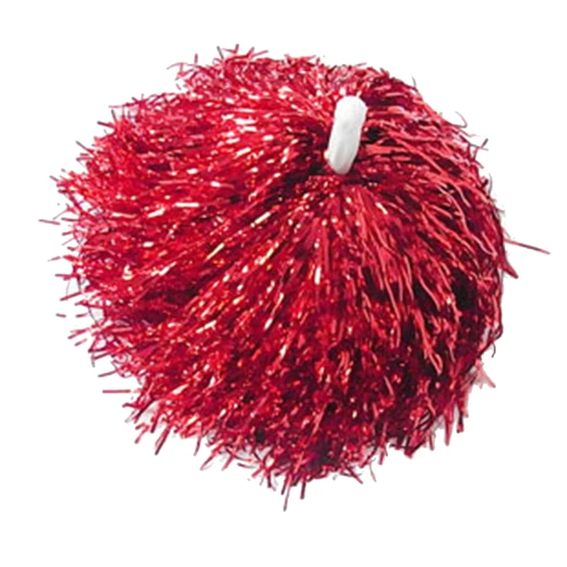 Pom pompones para porristas con accesorios de animación de mango recto GSA