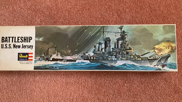 Maquette Revell Model Set Battleship USS New Jersey 1/1200