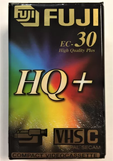 Videocassetta Fuji EC-30 min. HQ+ VHS-C Compact videocassette Vergine