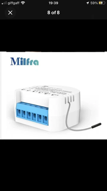 Milfra Mini DIY Remote Control Module Ordinary Switch Seconds Become Wifi Smart