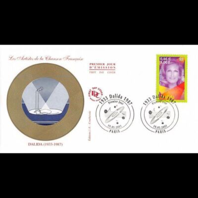 19/5/2001 Paris Artiste de la chanson Française Michel Berger FDC JF 