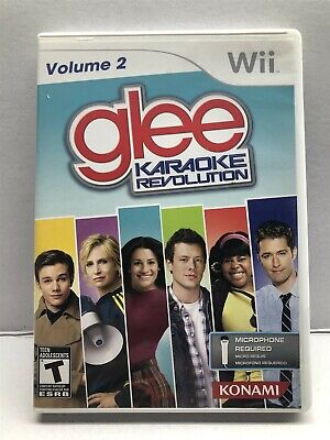 Karaoke Revolution Glee: Volume 2 - Nintendo Wii - Complete w/ Manual - Tested