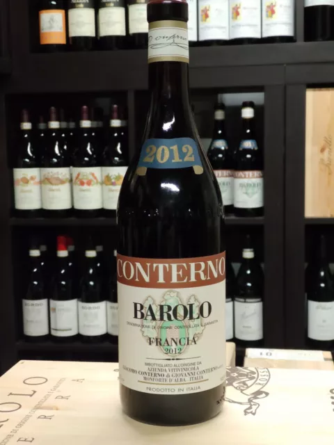 Giacomo CONTERNO- BAROLO CASCINA FRANCIA 2012 95RP.  cl. 75  n.1 bt.