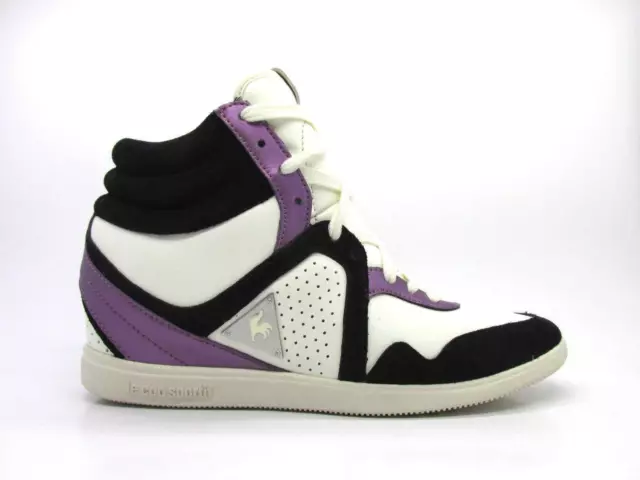 FEMMES LE COQ Sportif Monge 2 Mf Daim Hi Talon 5.1cm Baskets