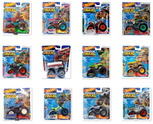 LIEFERUNG 2-3 Werktags - MONSTER TRUCKS Hot Wheels Jam 1:64 scale Auto die-cast