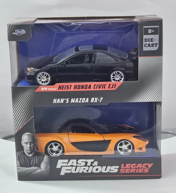 NEW Jada 31123 Fast & Furious 3-Pack Hollywood Rides Die-Cast