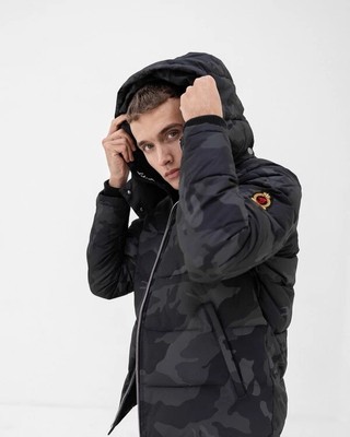 BENJART MEN'S XL Camo Puffer Coat £50 