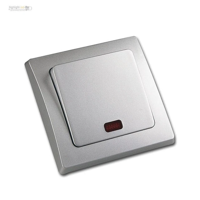 Delphi Interrupteur de Commande Argent Avec LED Commutateur à Bascule Lumière